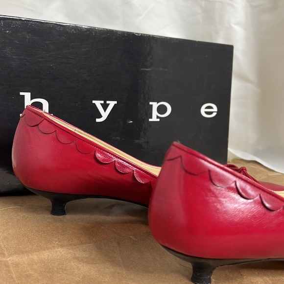 Hype low heel pumps Winter Red 8 - Picture 11 of 17